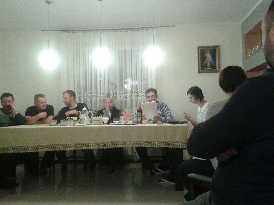 Pierwsze zebranie członków Stowarzyszenia